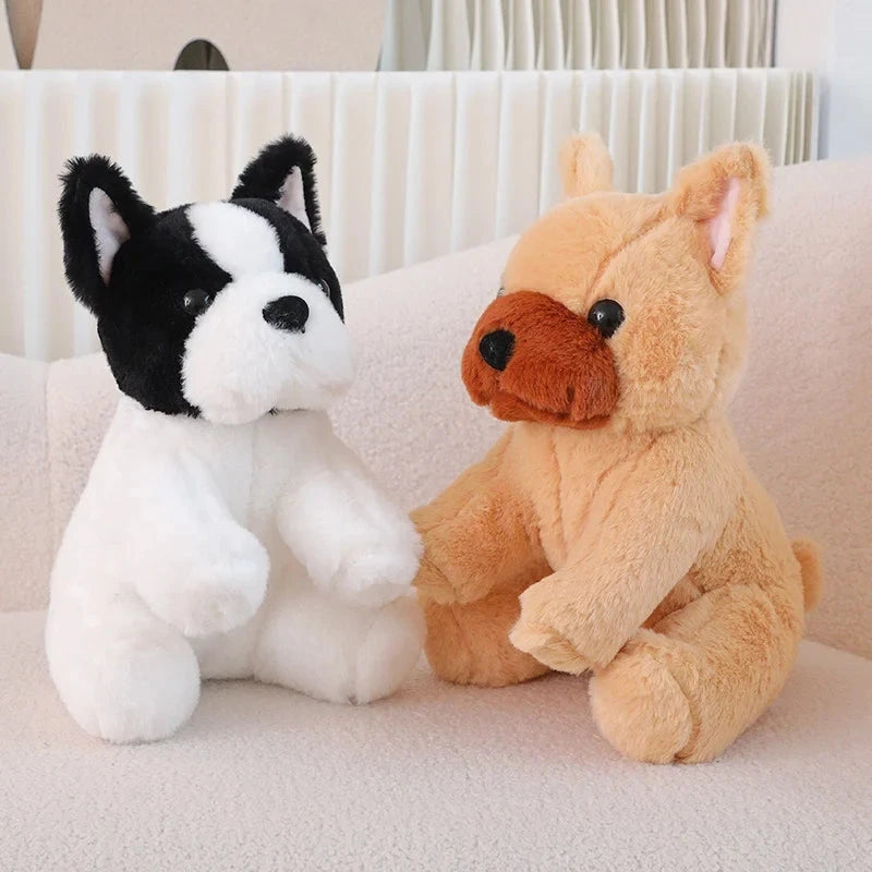 Kawaii Biege White French Bulldog Plushies - Image 4
