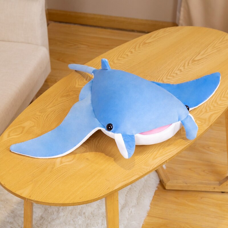 Kawaii Blue Mobula Devil Sting Ray Plushies - Image 6
