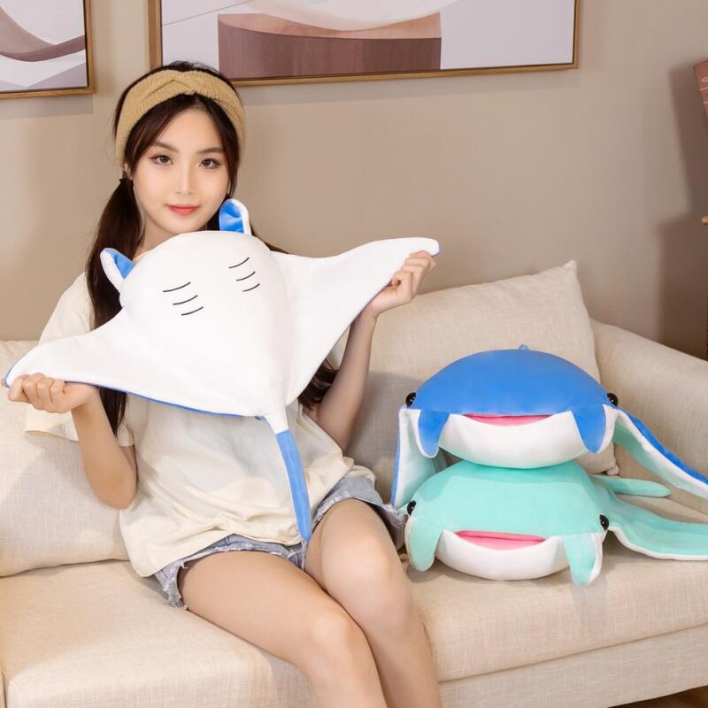Kawaii Blue Mobula Devil Sting Ray Plushies - Image 5