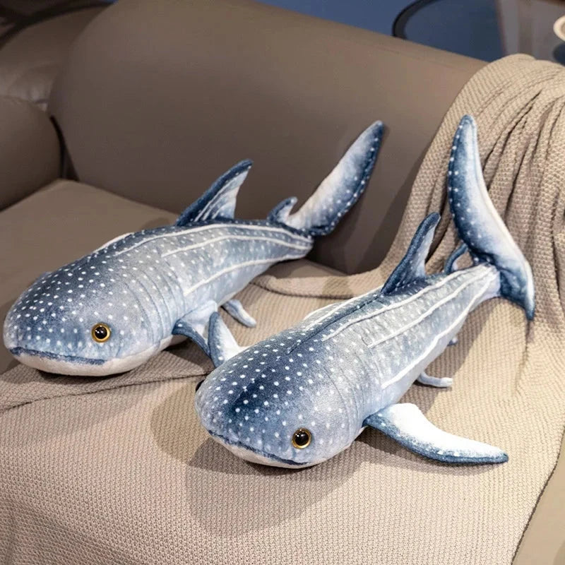 Kawaii Blue Whale Shark Soft Toy Plushie - Image 3