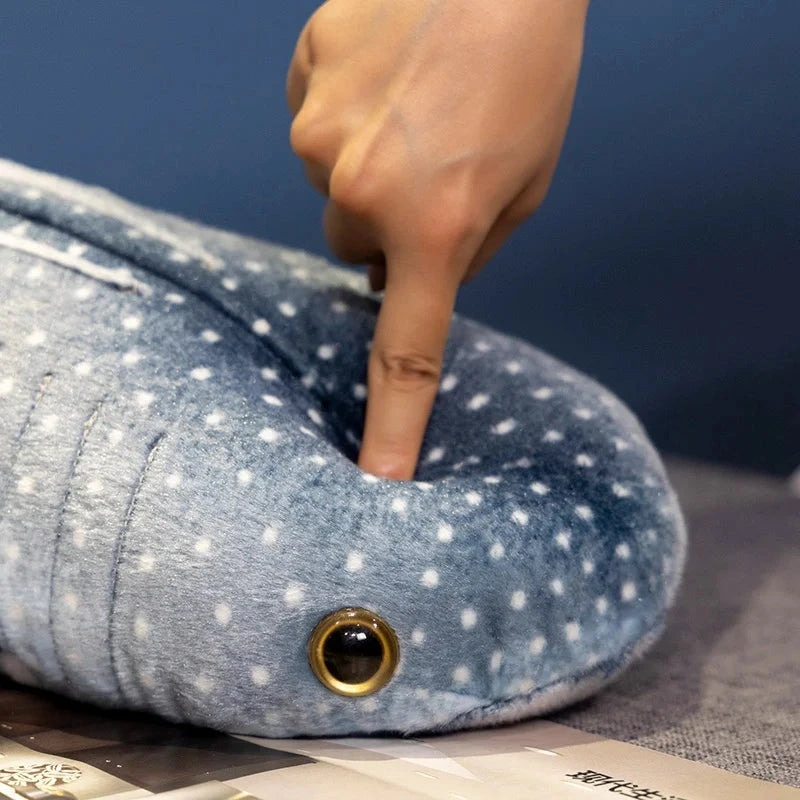 Kawaii Blue Whale Shark Soft Toy Plushie - Image 2