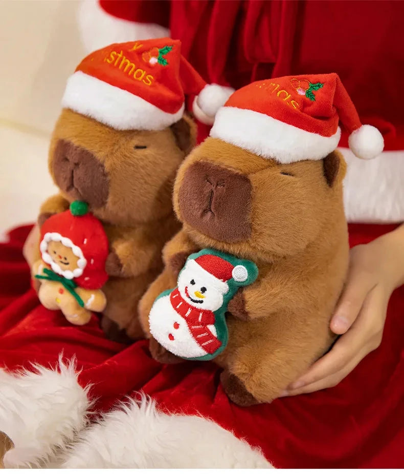 Kawaii Capybara Christmas Plushies - Image 7