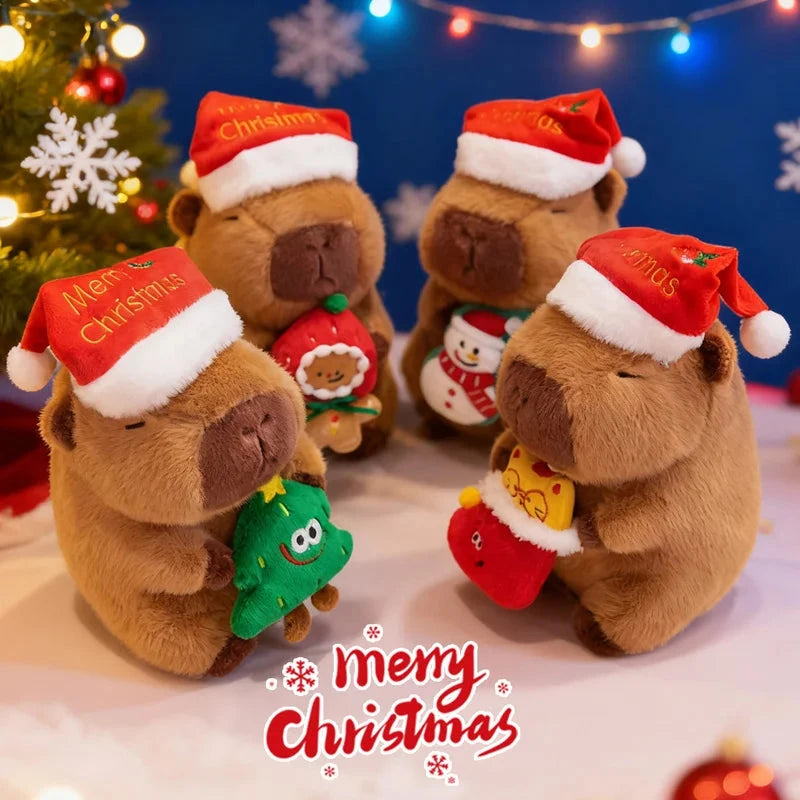 Kawaii Capybara Christmas Plushies - Image 6