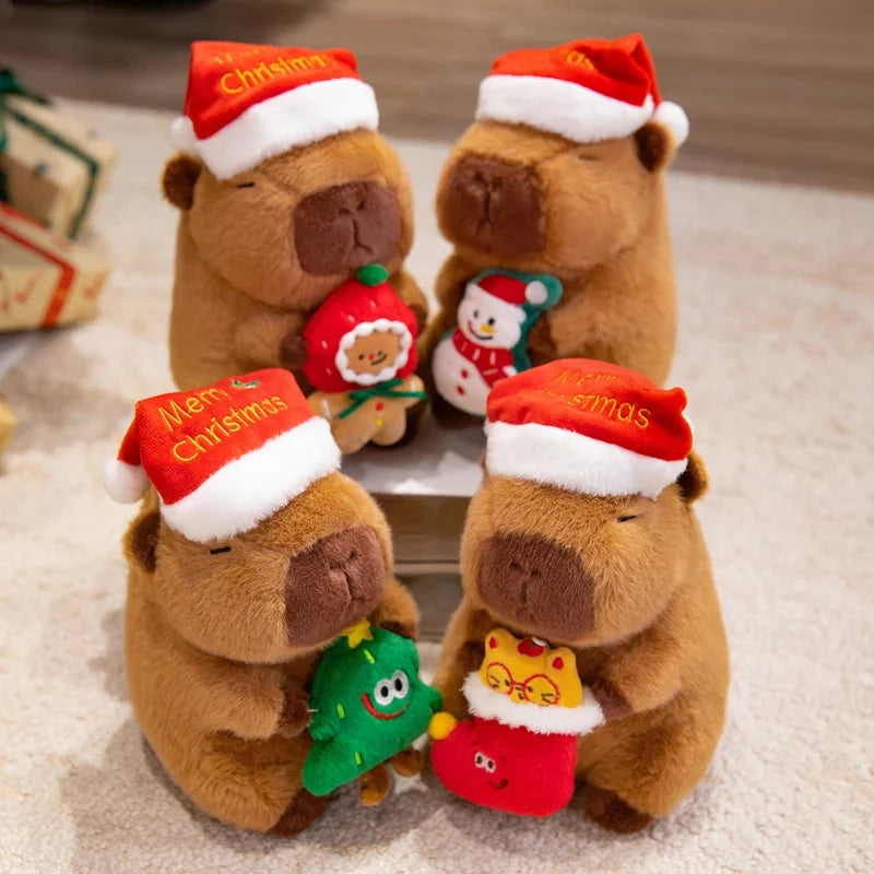 Kawaii Capybara Christmas Plushies - Image 3