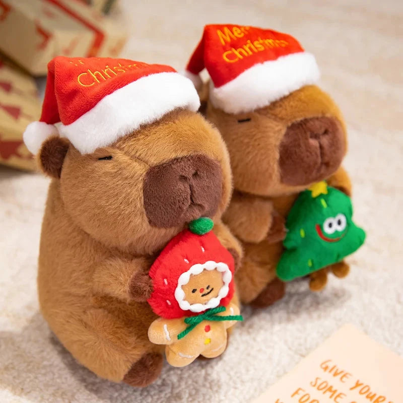 Kawaii Capybara Christmas Plushies - Image 4