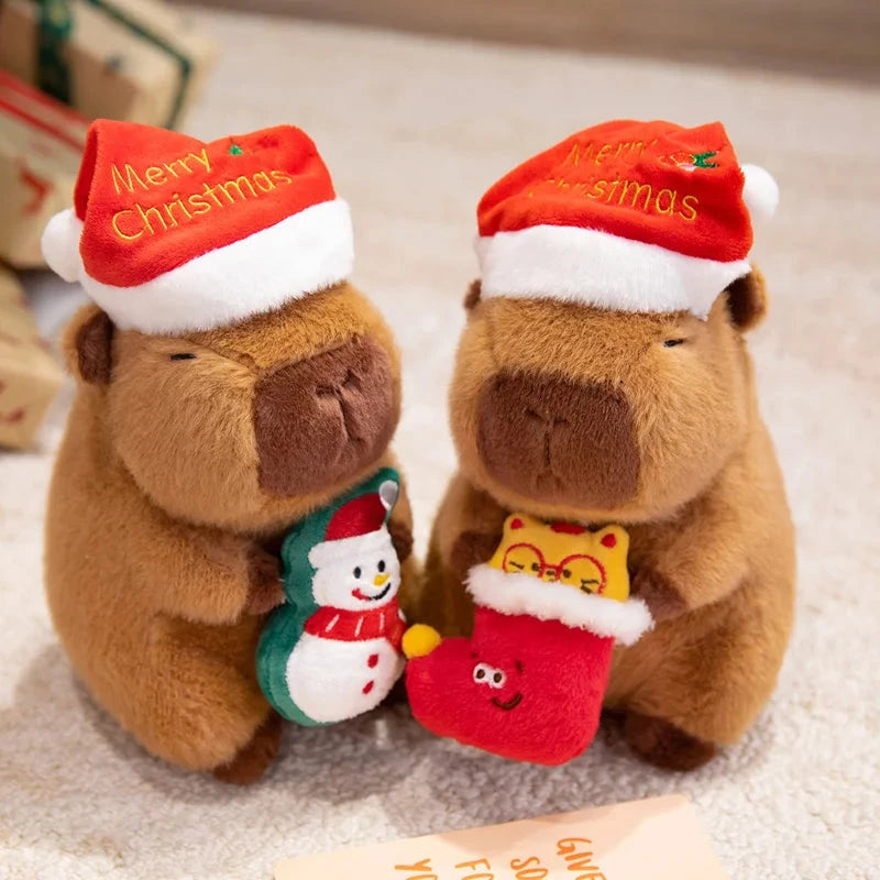 Kawaii Capybara Christmas Plushies - Image 14