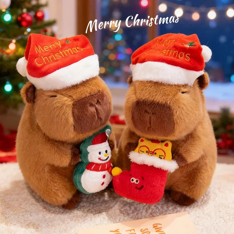 Kawaii Capybara Christmas Plushies - Image 12