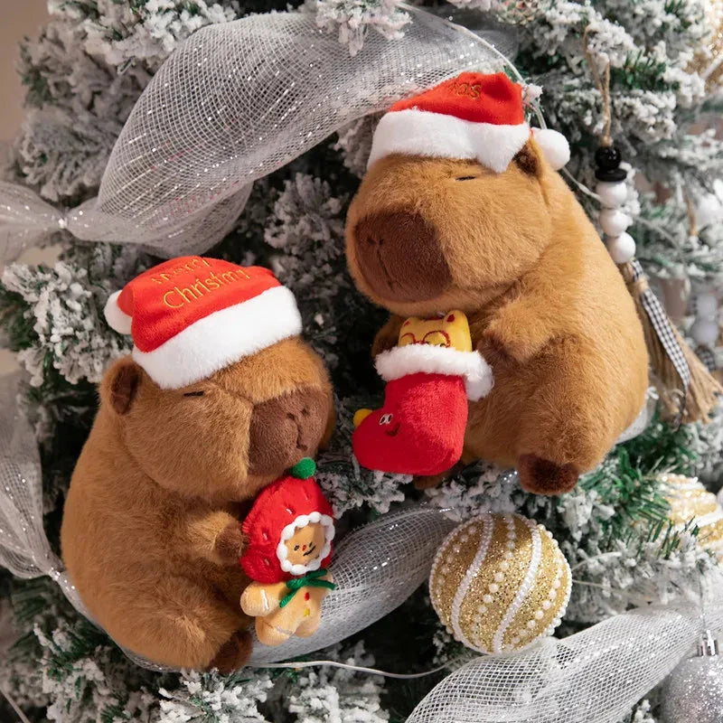 Kawaii Capybara Christmas Plushies - Image 13