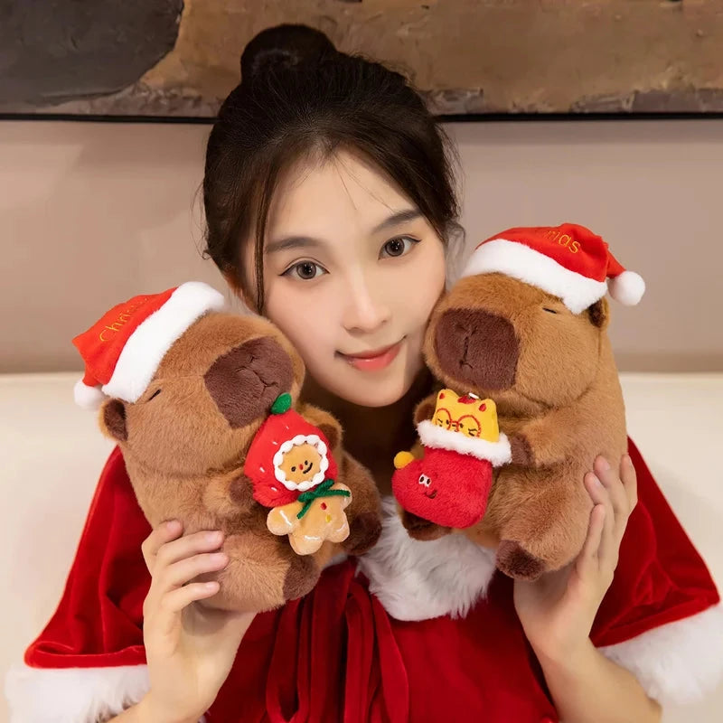 Kawaii Capybara Christmas Plushies - Image 11