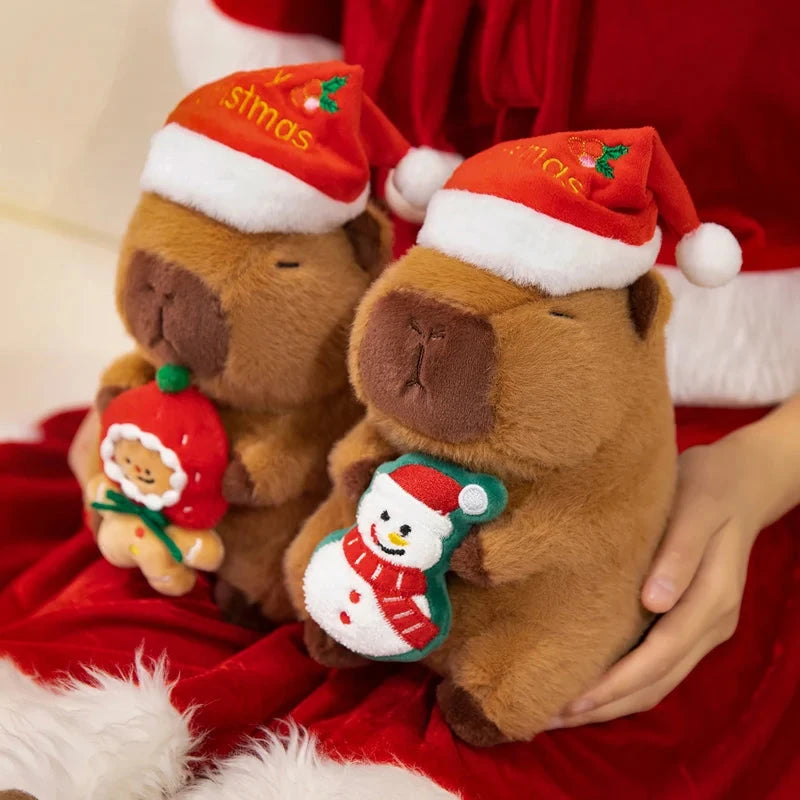 Kawaii Capybara Christmas Plushies - Image 9