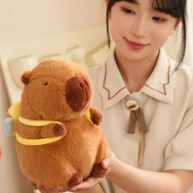 Kawaii Capybara with Backpack Plush Collection - Image 36