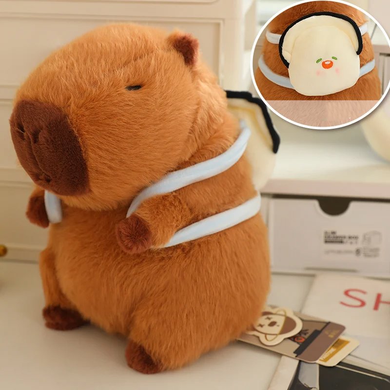 Kawaii Capybara with Backpack Plush Collection - Image 21