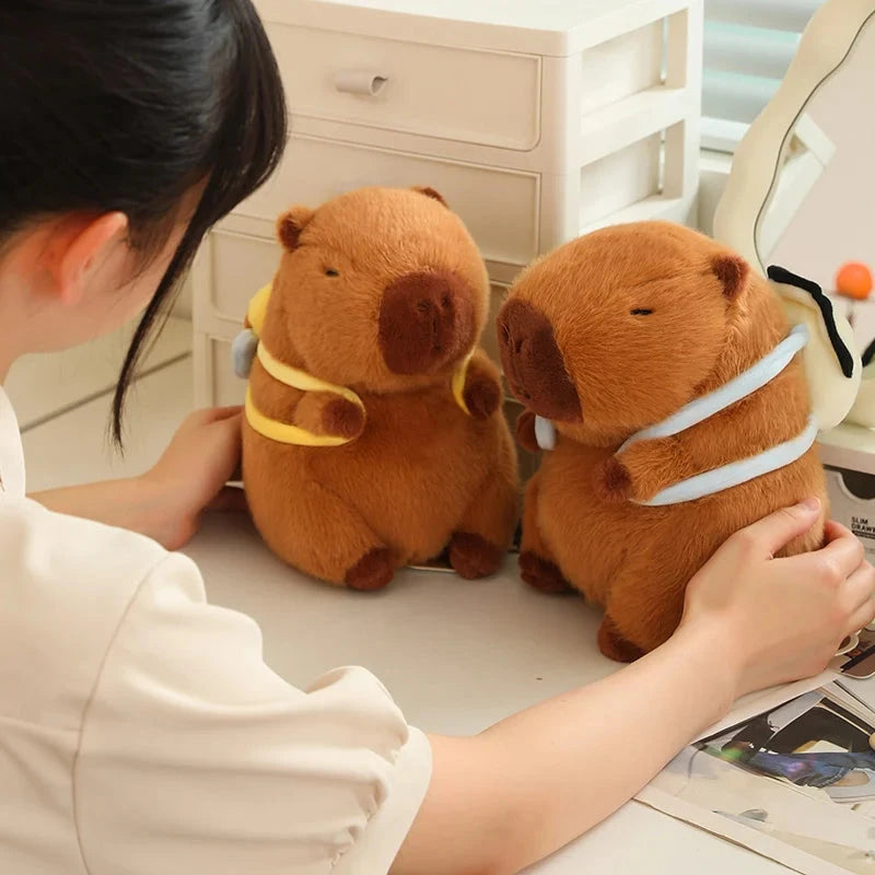 Kawaii Capybara with Backpack Plush Collection - Image 22