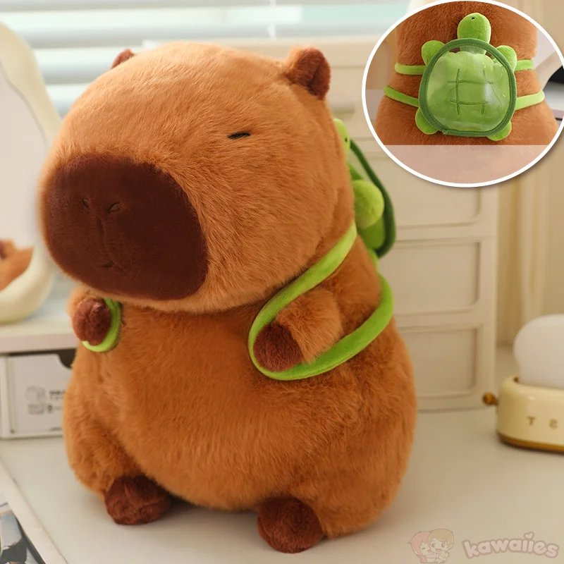 Kawaii Capybara with Backpack Plush Collection - Image 19