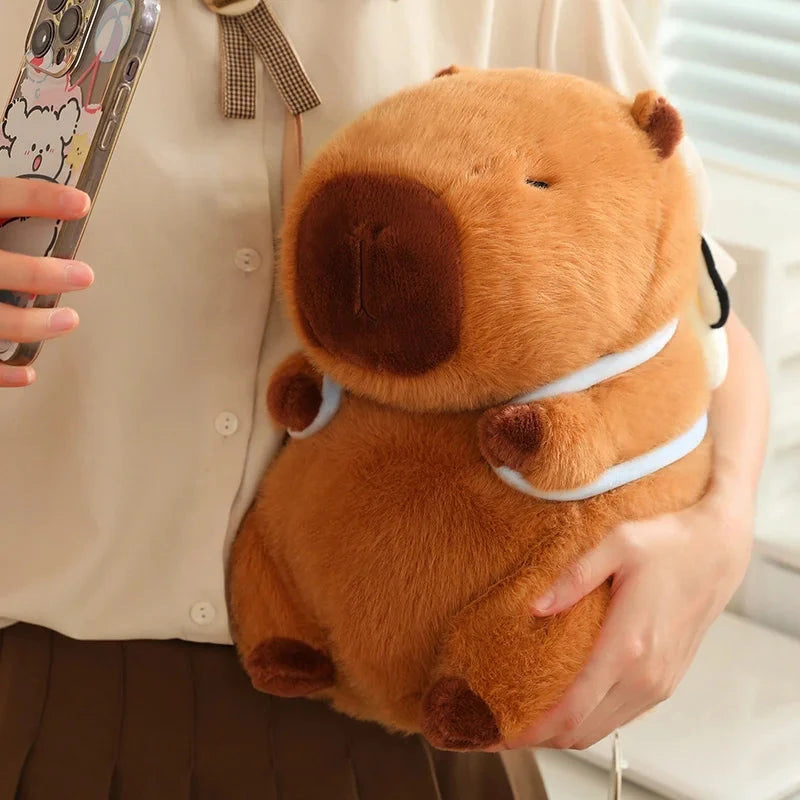 Kawaii Capybara with Backpack Plush Collection - Image 34