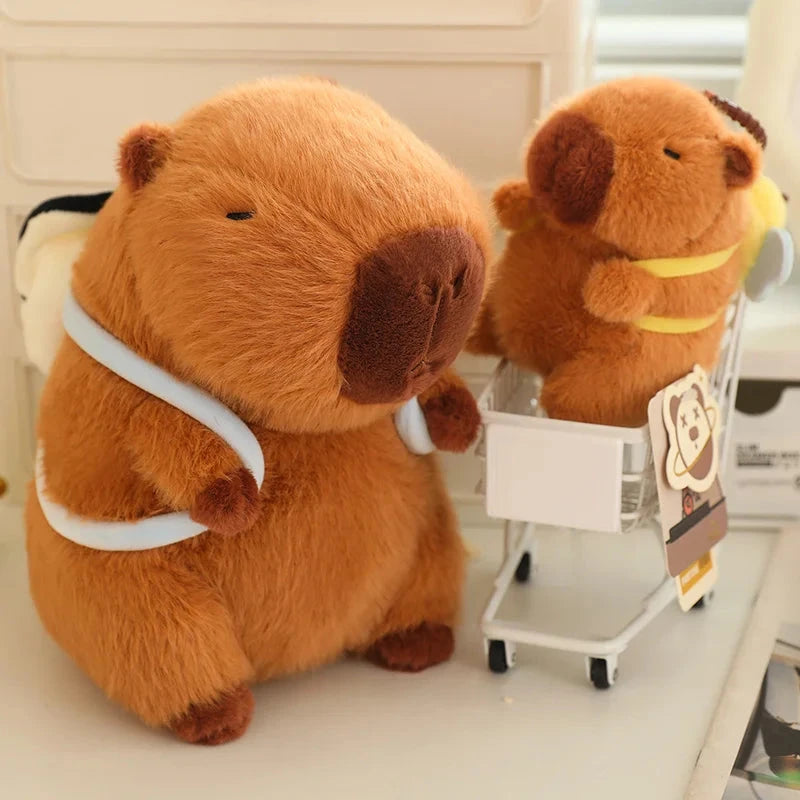 Kawaii Capybara with Backpack Plush Collection - Image 16