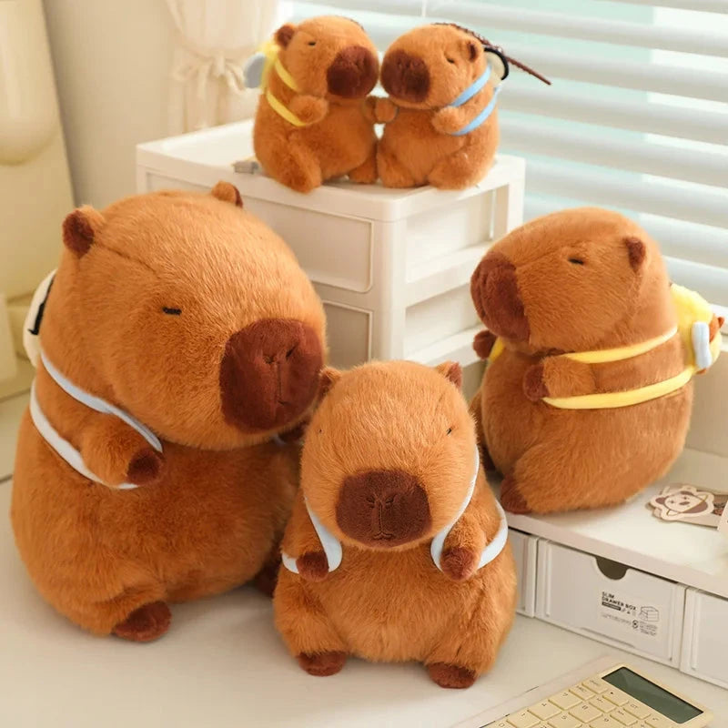 Kawaii Capybara with Backpack Plush Collection - Image 6