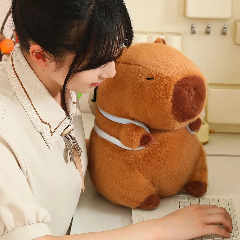 Kawaii Capybara with Backpack Plush Collection - Image 28