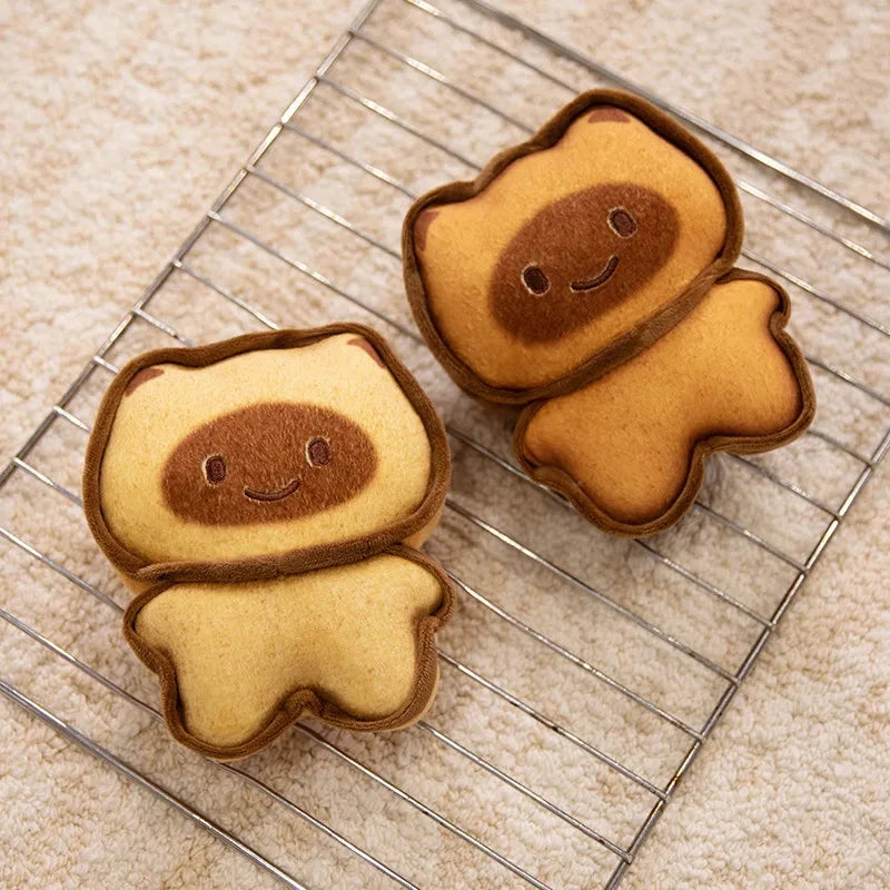 Kawaii Cat Bread Biscuit Cookie Plushies - Image 13