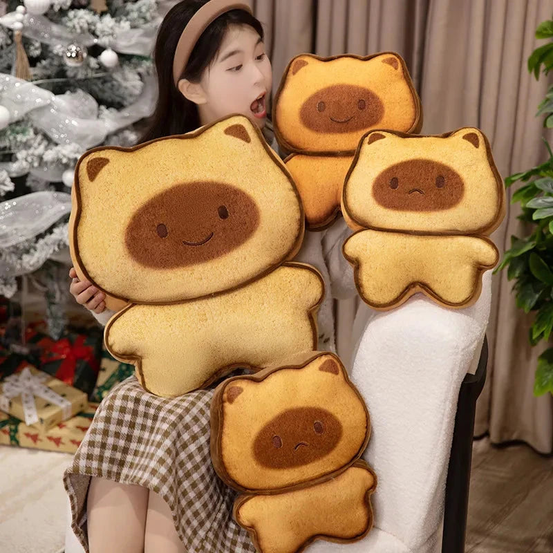 Kawaii Cat Bread Biscuit Cookie Plushies - Image 10