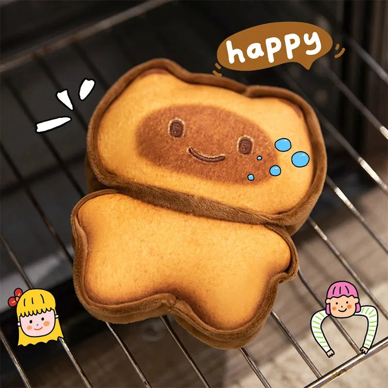 Kawaii Cat Bread Biscuit Cookie Plushies - Image 7