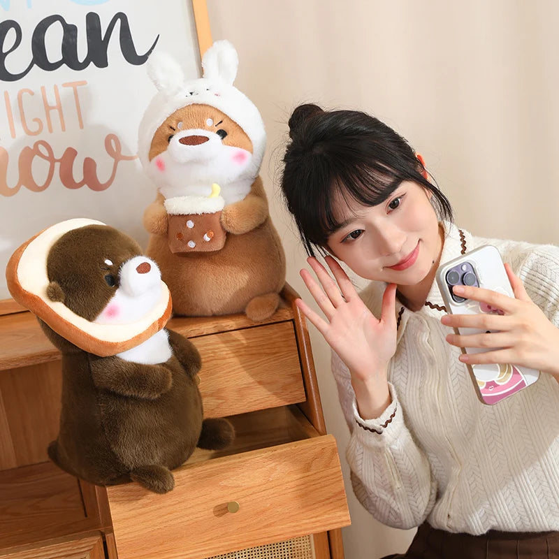 Kawaii Dress-up Otter Plush - Image 8