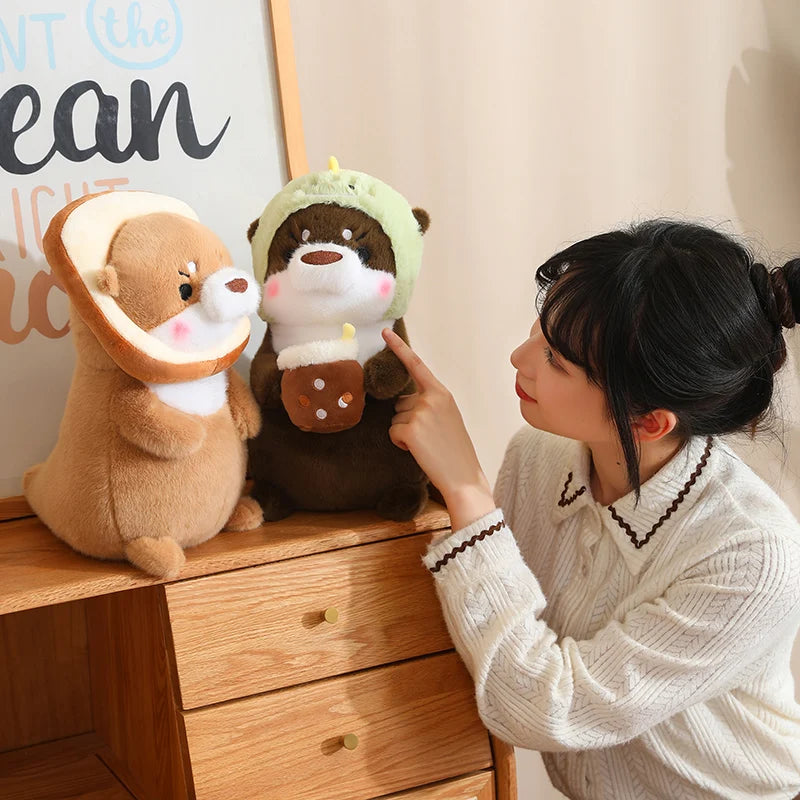 Kawaii Dress-up Otter Plush - Image 6