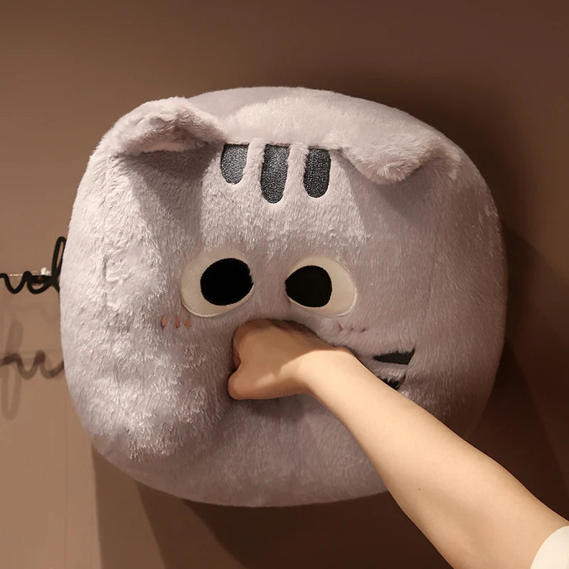 Kawaii Fluffy Cube Cat Plushie Collection - Image 12