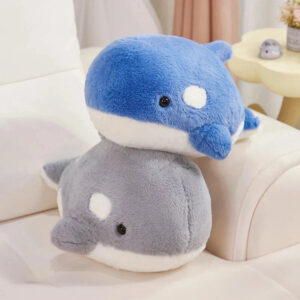 Kawaii Fluffy Gray Blue Killer Whale Plushies