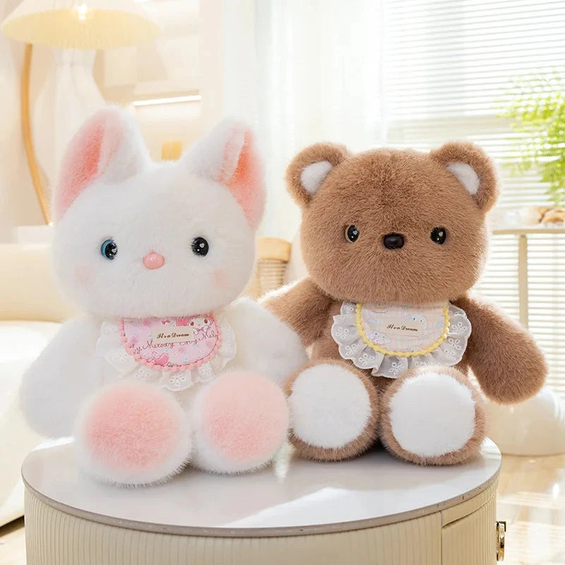 Kawaii Fluffy Sitting Animal Plushie Squad - Image 4