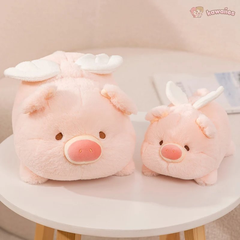 Kawaii Flying Angel Pig Plush - Image 5