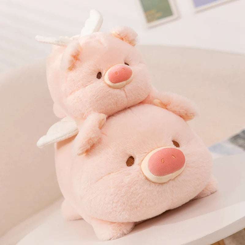 Kawaii Flying Angel Pig Plush - Image 2