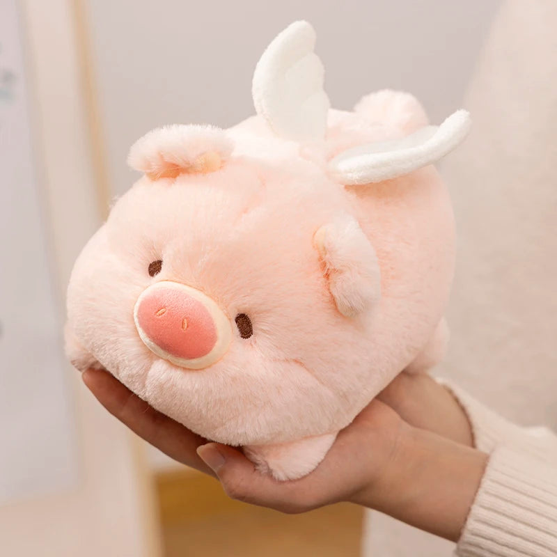 Kawaii Flying Angel Pig Plush - Image 12