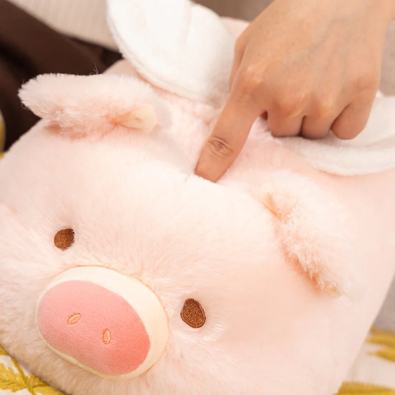 Kawaii Flying Angel Pig Plush - Image 11