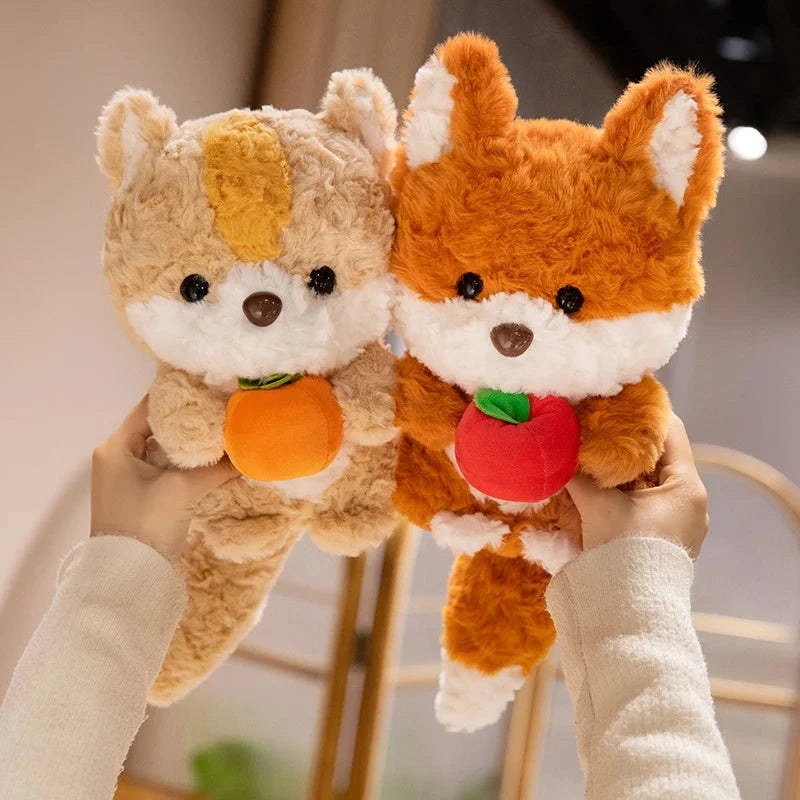 Kawaii Fox & Squirrel Chibi Plushies - Image 2