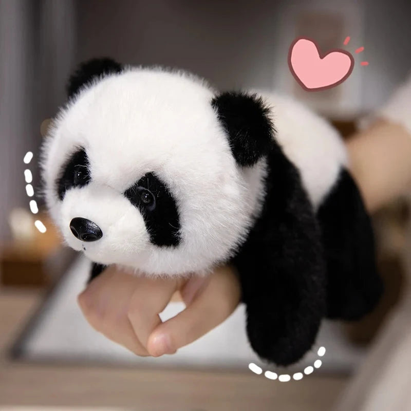 Kawaii Fuzzy Black Brown Panda Plushies - Image 7