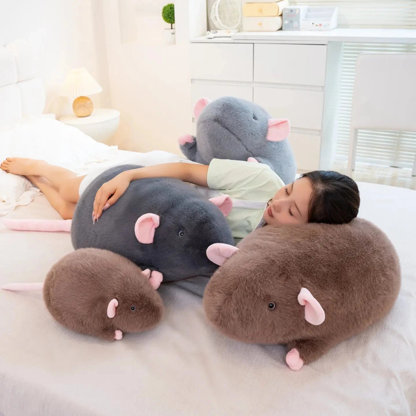 Kawaii Giant Mouse Rat Plushies - Image 14