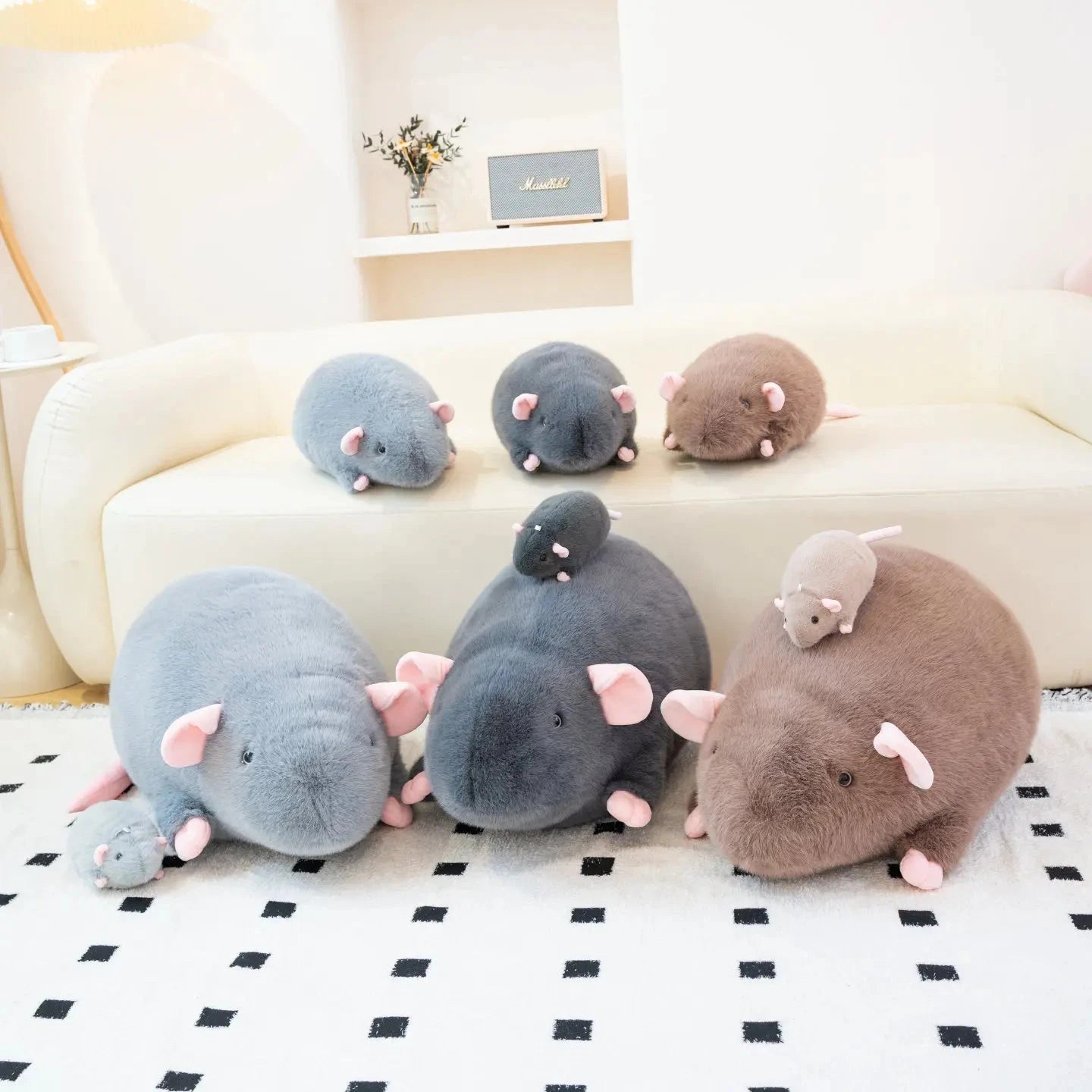 Kawaii Giant Mouse Rat Plushies - Image 5