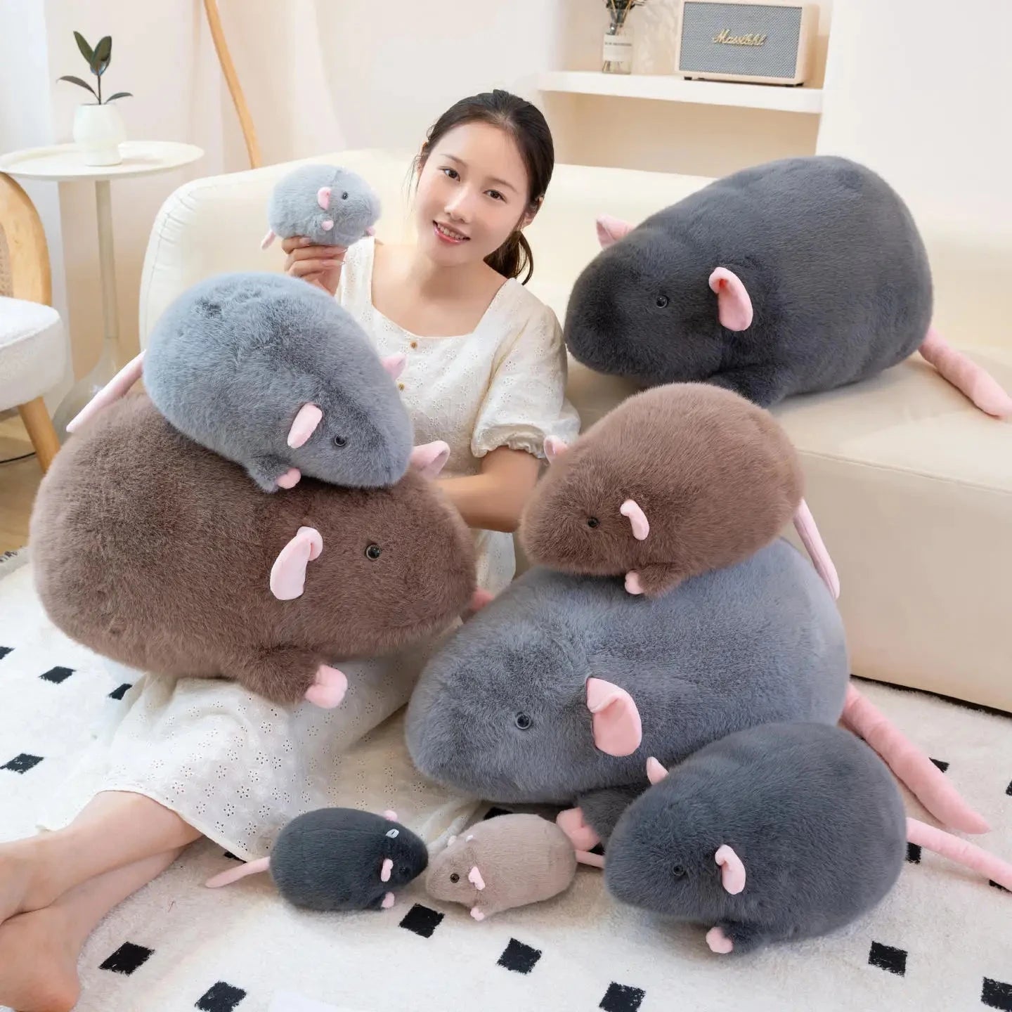 Kawaii Giant Mouse Rat Plushies - Image 19