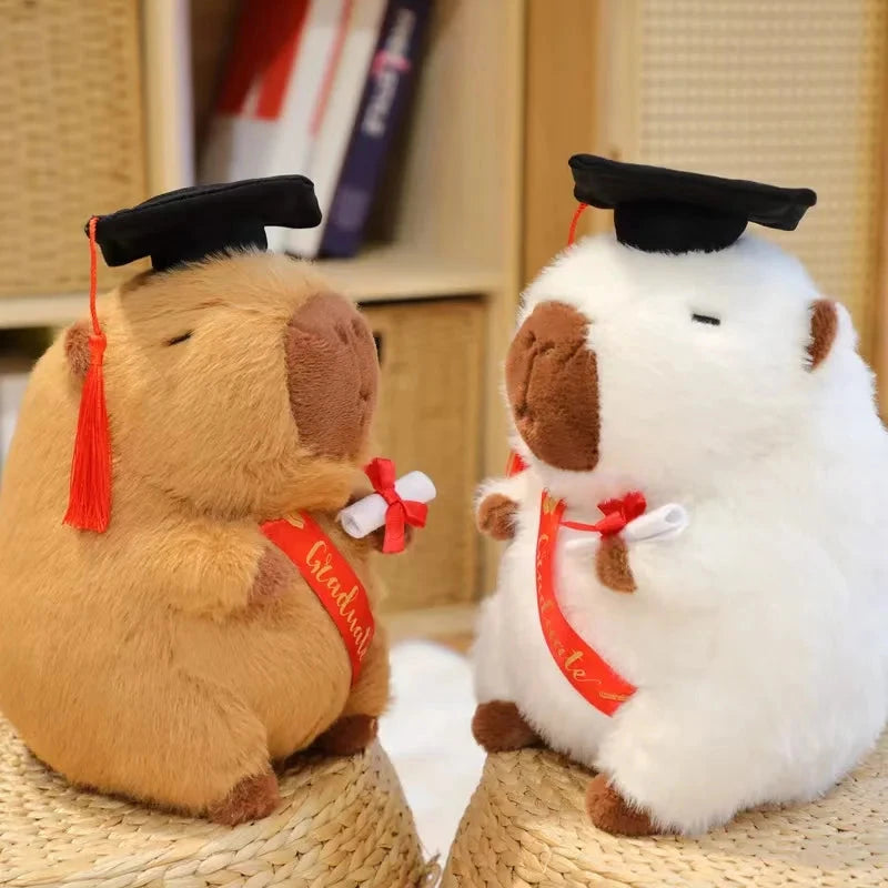 Kawaii Graduation Capybara Plushies - Image 2