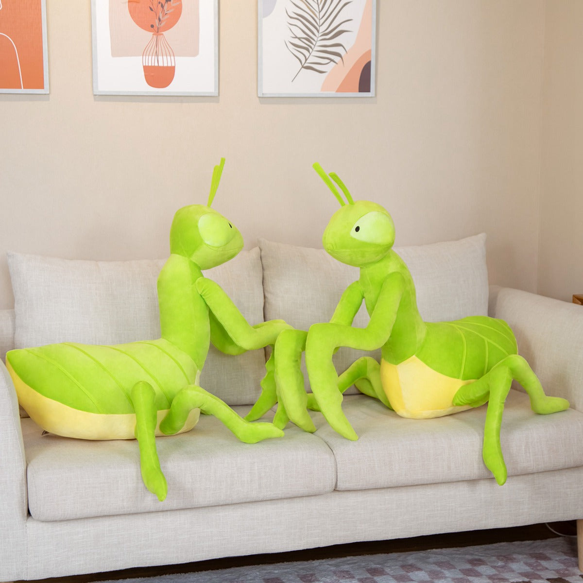 Kawaii Green Praying Mantis Plushie - Image 12