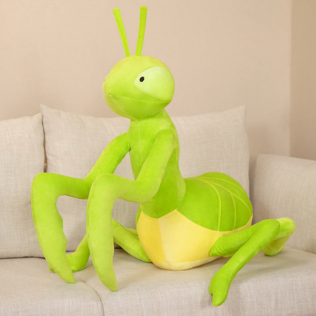 Kawaii Green Praying Mantis Plushie - Image 9