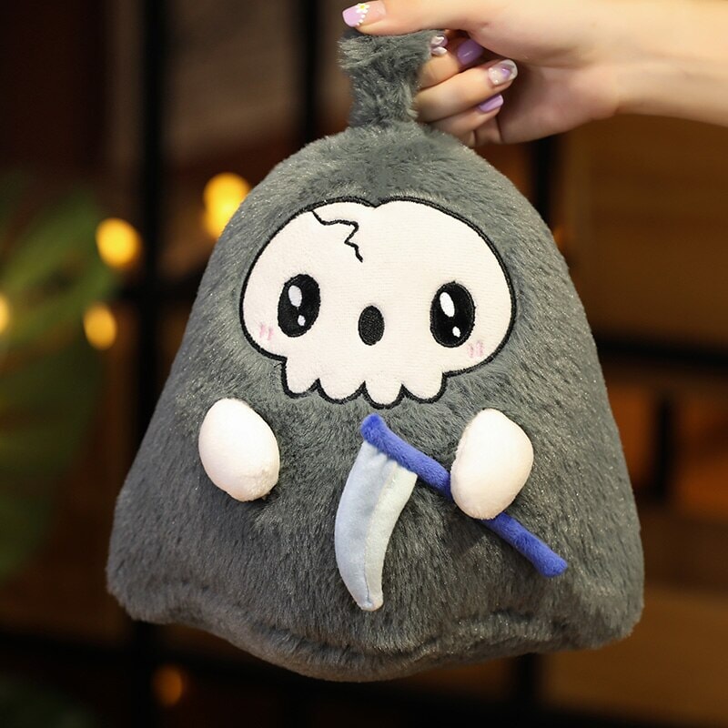 Kawaii Grim Reaper & Ghost Halloween Plushies - Image 15