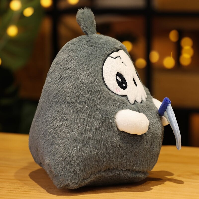 Kawaii Grim Reaper & Ghost Halloween Plushies - Image 4