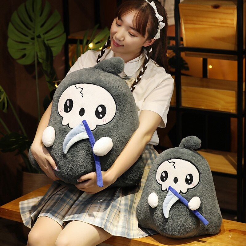 Kawaii Grim Reaper & Ghost Halloween Plushies - Image 10