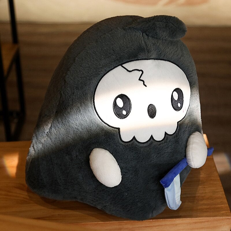 Kawaii Grim Reaper & Ghost Halloween Plushies - Image 9