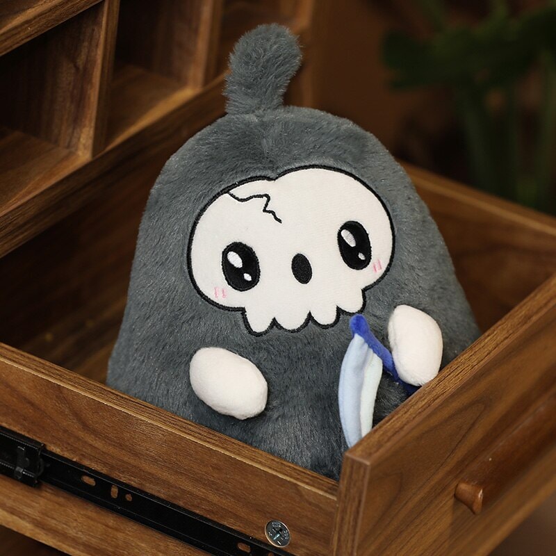 Kawaii Grim Reaper & Ghost Halloween Plushies - Image 7