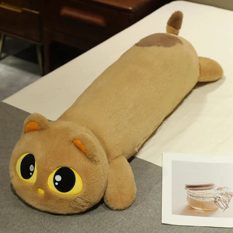 Kawaii Long Snuggly Cat Plush Family - Image 18