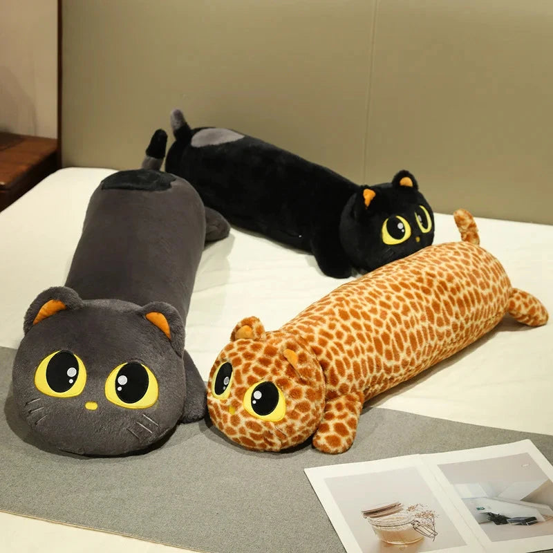 Kawaii Long Snuggly Cat Plush Family - Image 7