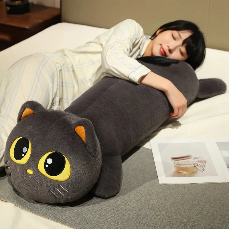 Kawaii Long Snuggly Cat Plush Family - Image 4